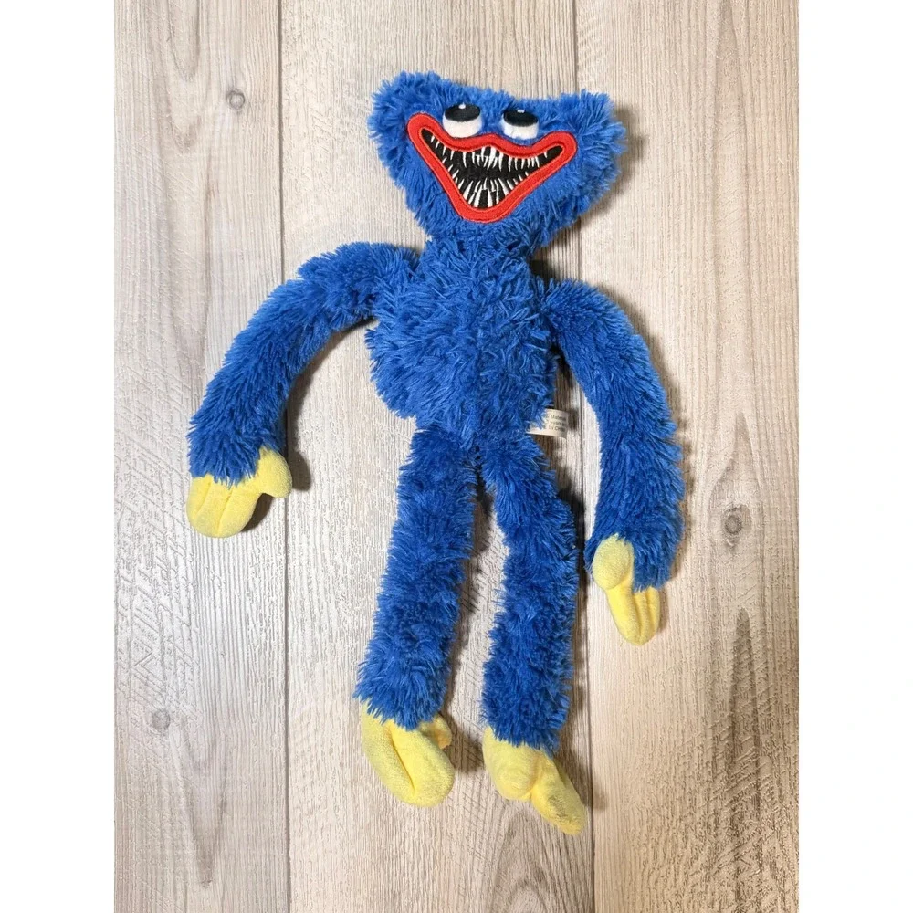 Huggy Wuggy Poppy Playtime Blue Plush Horror Monster Toy Scary Stuffed animal